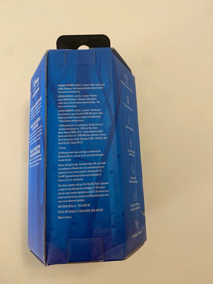 NIB Garmin VivoFit Jr2 Junior 2 Fitness Tracker Watch Disney Frozen Elsa - Image 3 of 4