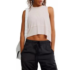 Free People Movement Women's Tempo Tank in Rose Water Size L NWT