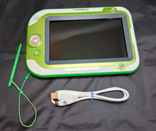 LeapPad XDi Ultra w/Green Case, Stylus, Charger, USB Cord  Tested Works