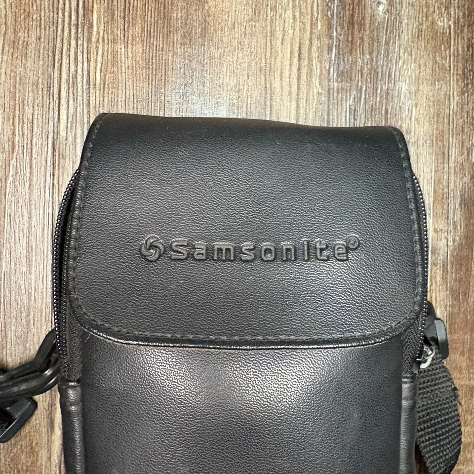Bolsa de viaje Samsonite para cámara teléfono documentos hombro o cinturón lazo Foto 3 de 4