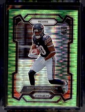 2023 Panini Prizm #314 Roschon Johnson Purple Pulsar