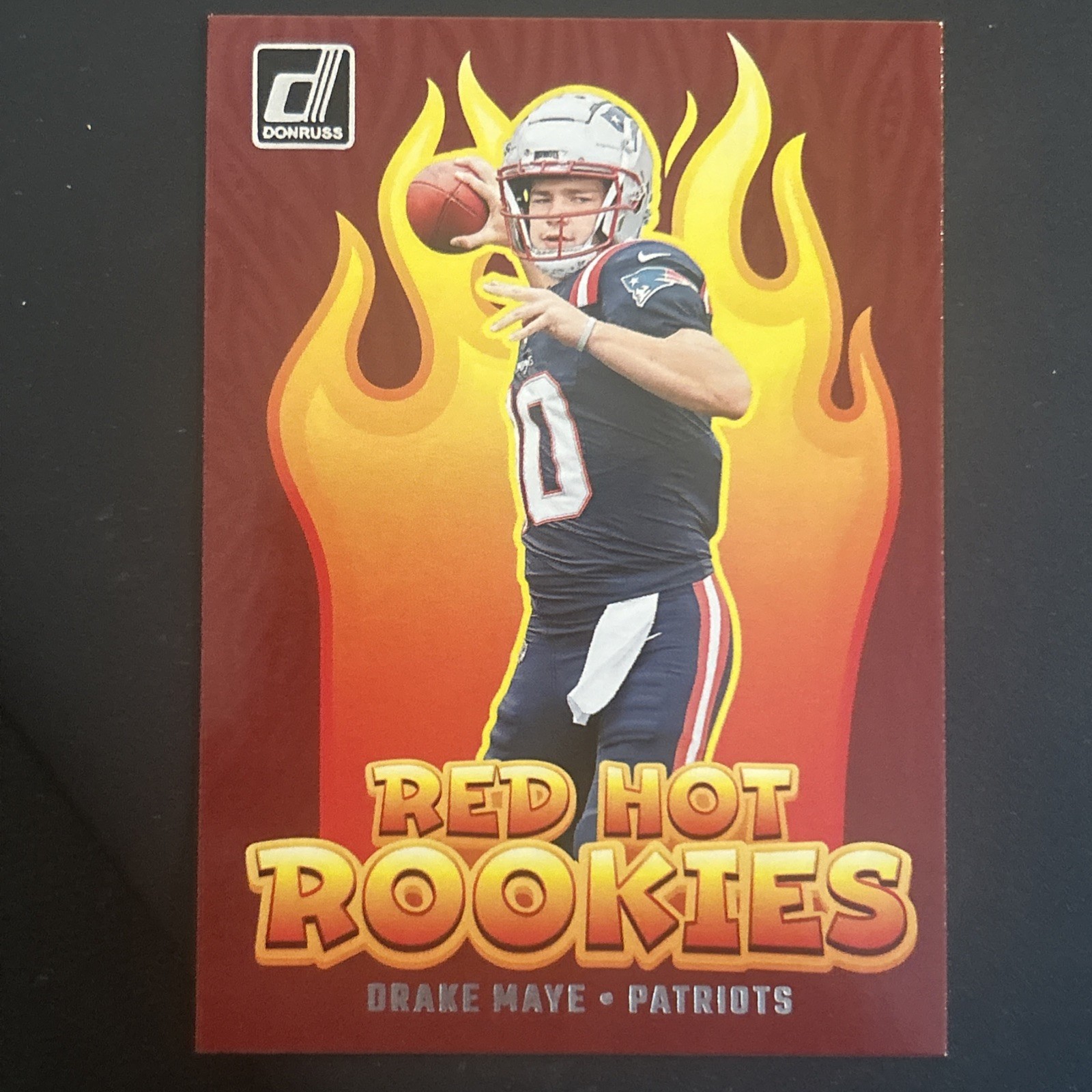 2024 Donruss Football #RHR-DME Drake Maye Red Hot Rookies RC Gem Mint Raw RC