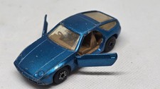 Vintage Matchbox Lesney Superfast 59 Porsche 928 in blue England