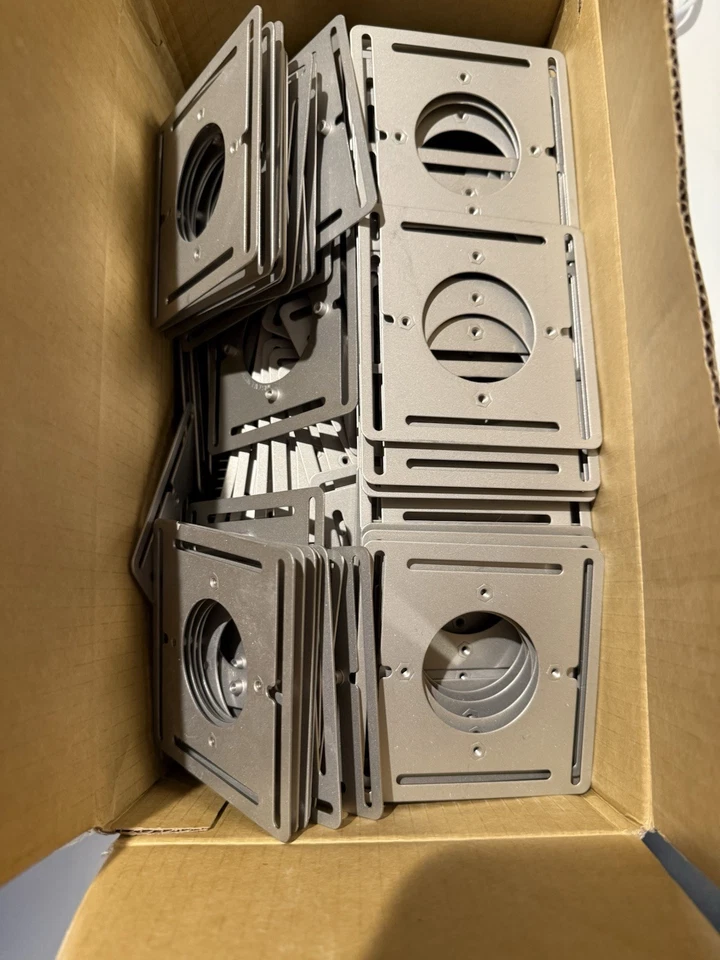 ( 100PC) GOOGLE NEST 3rd Gen THERMOSTAT MOUNTING PLATE & SCREWS Steel Aluminum - Image 3 of 3