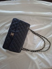 Chanel Handtasche Damen Blau Original mit Zer...