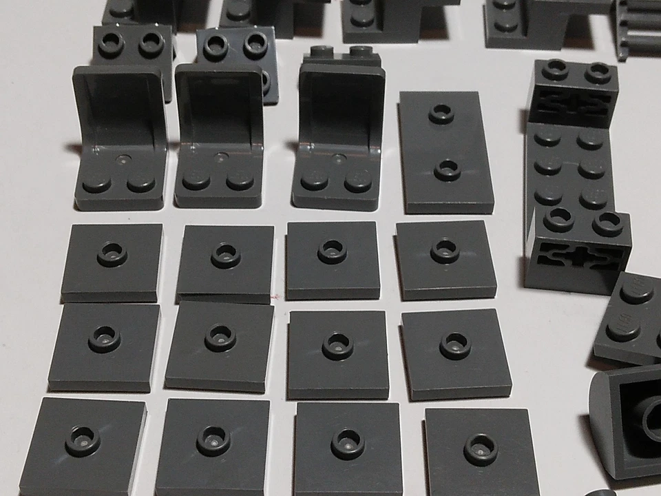 Lego 200 Piezas Gris Azulado Oscuro Ladrillos Modificado 30414 Silla Cañón Disparo 728 Foto 4 de 4