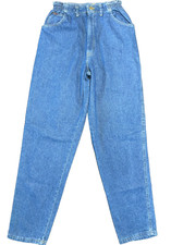 Vintage Chic Jeans Size 12 Misses Elastic Waist Comfort Blue Denim Mom Jean NWT