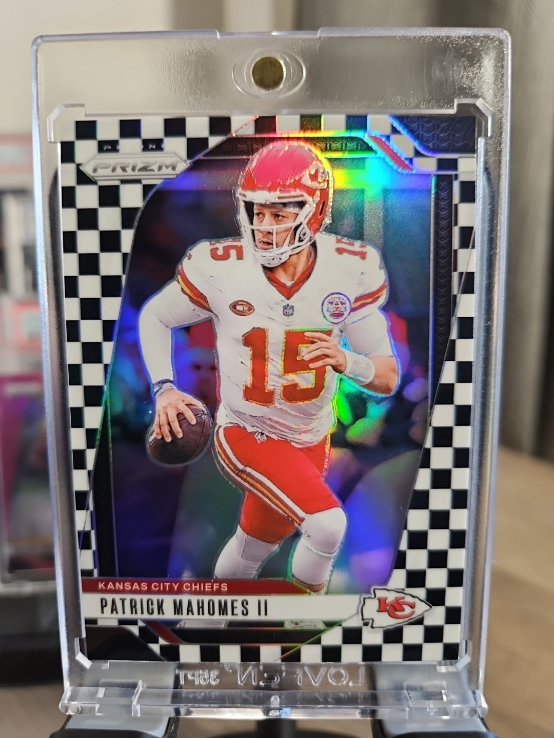 2024 Panini Prizm PATRICK MAHOMES #138 Black & White Checkerboard SP Chiefs