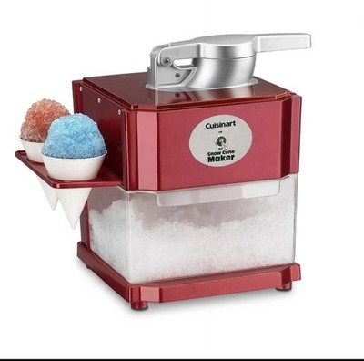 Cuisinart Snow Cone Maker Model SCM-10 w/ Unopened 300 Cups & Straws 