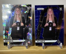 2024 Prizm - Kate Martin - Cracked Ice + Blue Velocity RCs - Las Vegas Aces