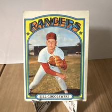Topps 1972 Bill Gogolewski #424 Texas Rangers MLB Baseball Card