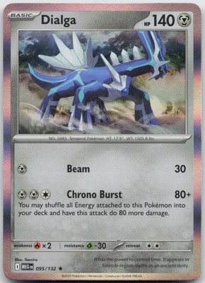 Dialga Rare ME01: Mega Evolution 095/132 NM