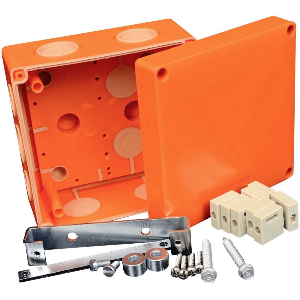KOPOS Cable Splitter IP66 126x126x77mm Orange Fire Safe