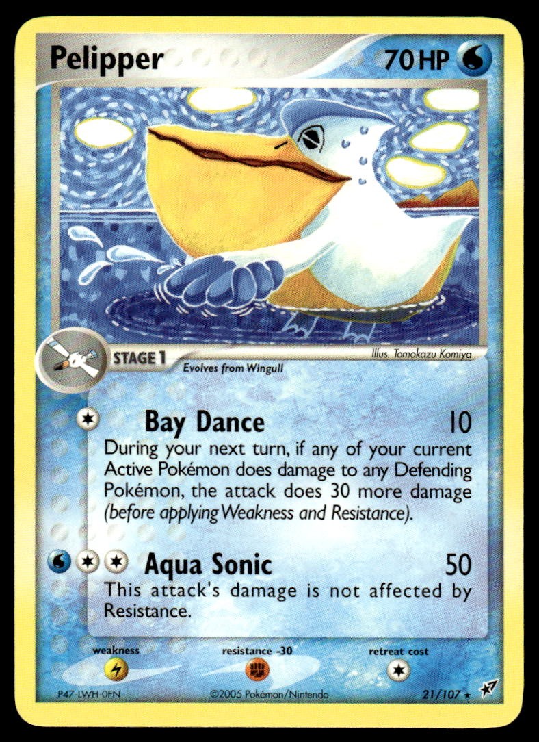 Pokemon TCG Deoxys #21/107 Pelipper NM