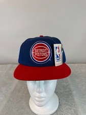 Vintage 90’s  Detroit Pistons NBA AJD Snapback Cap Hat - NWT