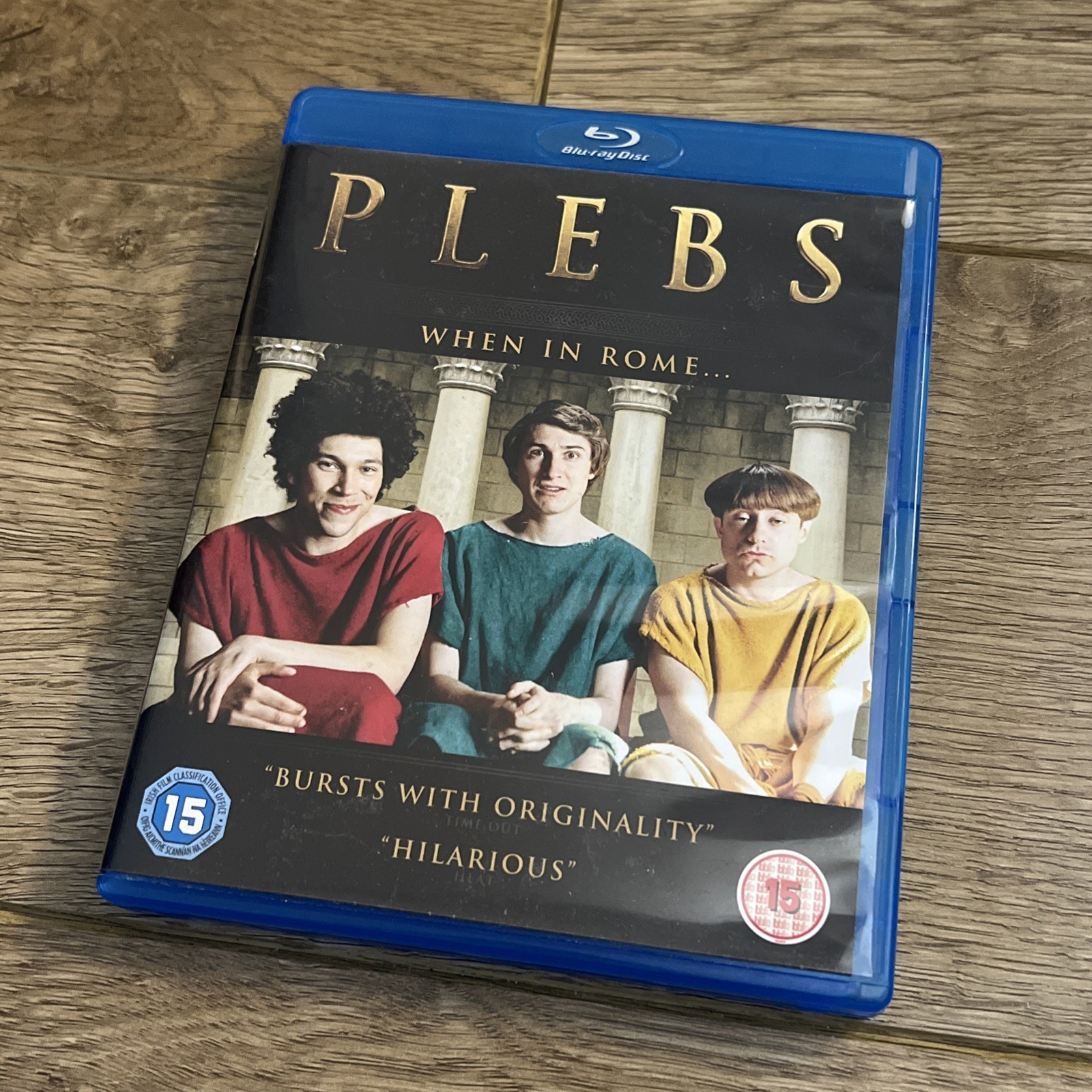 Plebs When In Rome - Blu Ray film movie cert 15 Region B
