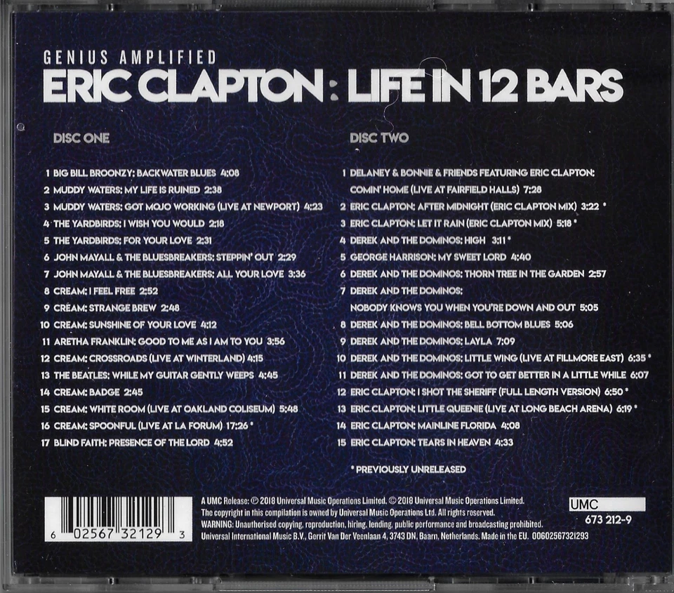 Eric Clapton – Life In 12 Bars (2 CD) - Bild 2 von 3