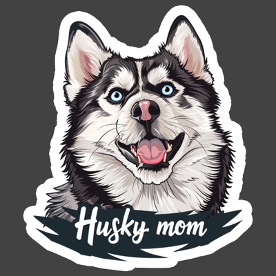 #ad #ad Husky Sticker Vinyl Decal Husky Mom Dog Lover Siberian Husky Pet Parent $2.62