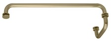 Brushed Bronze 24" Towel Bar With 6" Pull Handle Combination Set