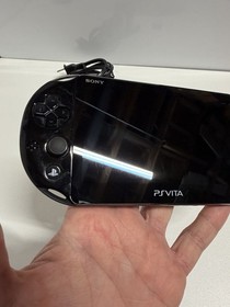 Sony Playstation Vita Slim PS Vita PCH-2001 Handheld Game System Black With Game