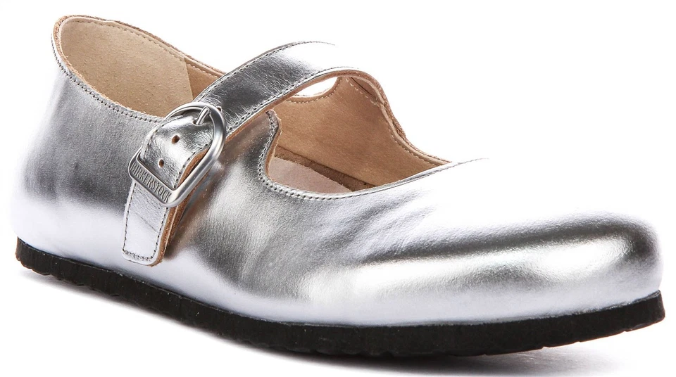 Birkenstock Santa Clarita Mary Jane Sabots Plateforme Argent EU 36-42 - Photo 1/1
