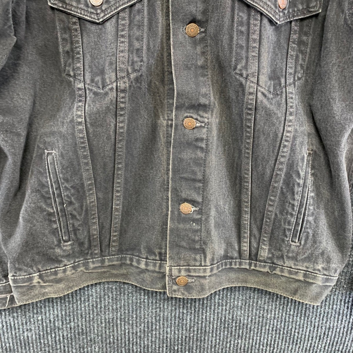 Vintage Levis Jacket Mens XL Black Denim 70507 4159 Type 3 Trucker