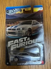 Hot Wheels Fast and Furious Nissan Skyline GT-R (BNR34)