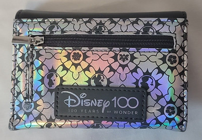 Disney 100 Years Of Wonder Princess Black Iridescent Women's Wallet by Bioworld