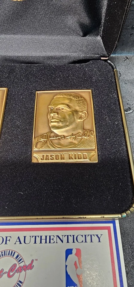 EDICIÓN LIMITADA 215/5000 GRANT HILL JASON KIDD HIGHLAND JUEGO DE MONEDAS DE BRONCE COMO NUEVAS Foto 3 de 4