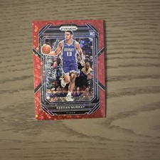 2022-23 Panini Prizm - Keegan Murray #245 Ruby Wave Prizm (RC)