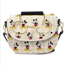 Mickey Mouse Disney Loungefly Hardware AOP Crossbody Bag