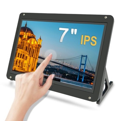 7 inch Raspberry Pi Monitor Touchscreen with Case, Touch Display 7 inch LCD S...