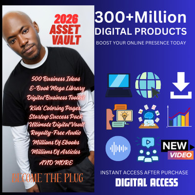  300 Million Digital Products PLR & MRR Mega Vault-Build Your Passive Income 