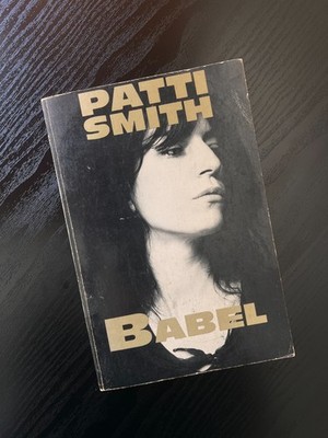 Patti Smith BABEL Signed First Edition 1978 Paperback - Rare Original Drawing!