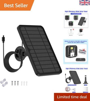 Innovatives 5W Solar Ladegerät für Blink Outdoor XT/XT2 - einfache Installation & wasserdicht