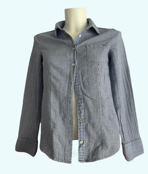 Women Armani Jeans Shirt White Cotton 36 / S / 44 #8C0Q