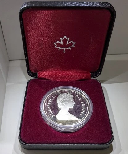 1984 Canada Silver Dollar - Toronto Sesquicentennial 150th Anniversary - Proof