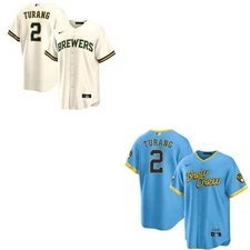 Brice Turang Brewers Men stitched Jersey