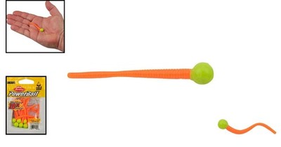 berkley 3 mice tails fishing PowerBait Floating White/Bubblegum Garlic / 3