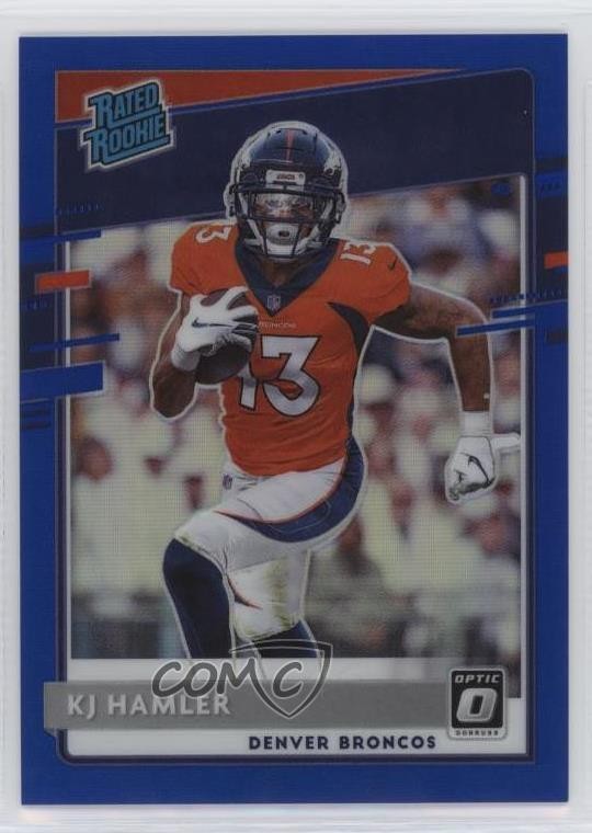 2020 Panini Donruss Optic Rated Rookies Blue Prizm 93/179 KJ Hamler #170 12yh