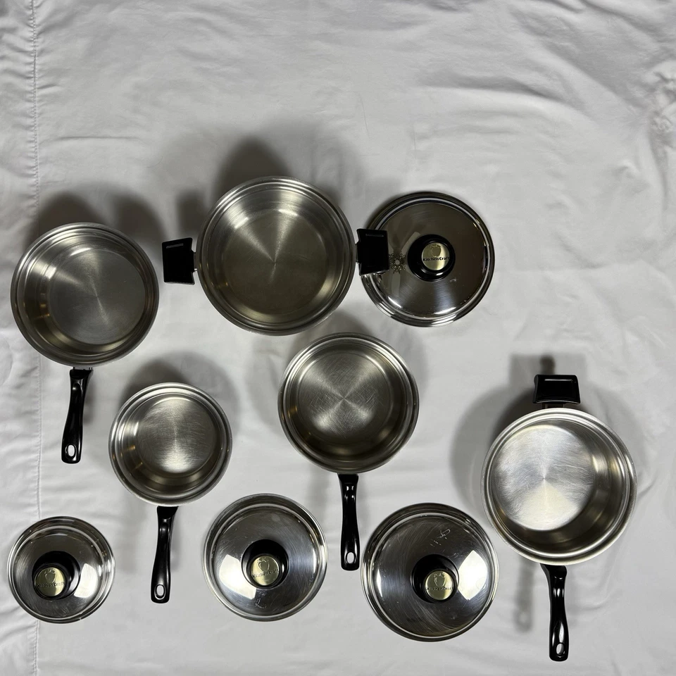 厨房工艺 West Bend 美国不锈钢炊具 11 件 批量 查看详情 描述! — 第 2/4 张图片