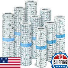 Nuanchu 9 Rolls Waterproof Transparent Tattoo Aftercare Bandage 8/10/12 Inch