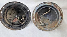 1953 FORD CAR HEADLIGHT BUCKETS PAIR CUSTOMLINE CRESTLINE LEFT RIGHT 