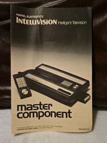 Mattel 2609 Intellivision Game Console With 6 Games, Manual, And Cover, TESTED!