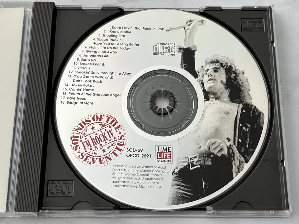 Time Life Sounds Of The Seventies FM Rock IV CD Deep Purple, Lou Reed, Santana Foto 2 de 4