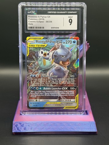 Blastoise & Piplup-GX graded CGC 9 for sale on eBay