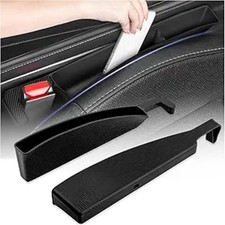 2PCS Car Seat Gap Filler Organizer with Charging Opening, Multifunctional Car Ga