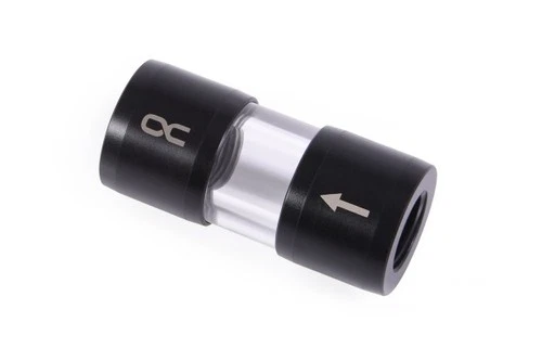 Alphacool Eiszapfen Acryl/Acetal Inline Filter G1/4 IG