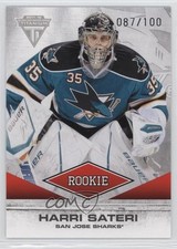 2011 Panini Titanium Rookie Draft Position Number 87/100 Harri Sateri #163 2a8