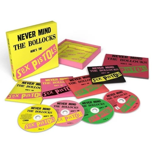 Sex Pistols – Never Mind The Bollocks 40th Anniversary 3CD + DVD Deluxe Box new
